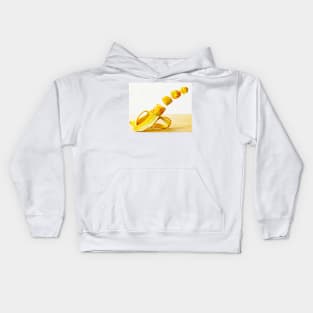 Banana peacock 21 Kids Hoodie